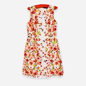 Lauren Ralph Lauren Fit & Flare Floral Sleeveless Dress